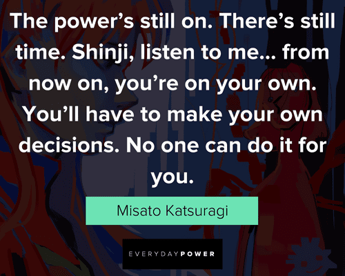 Evangelion quotes about the power