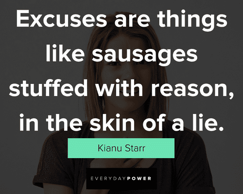 top excuses quotes