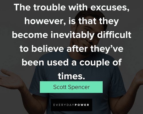 couple of times excuses quotes