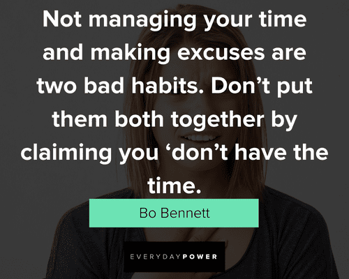 excuses quotes from Bo Bennett