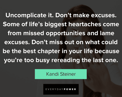 excuses quotes from Kandi Steiner
