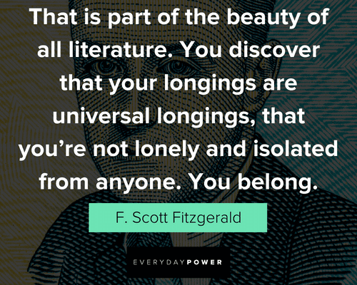 More F. Scott Fitzgerald quotes