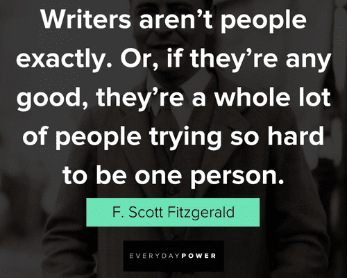 F. Scott Fitzgerald quotes to helping others