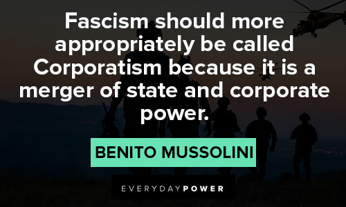 fascism quotes about corporate power