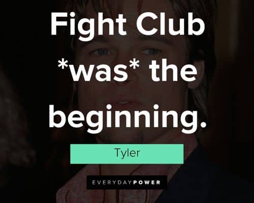 Best Fight Club quotes by Tyler