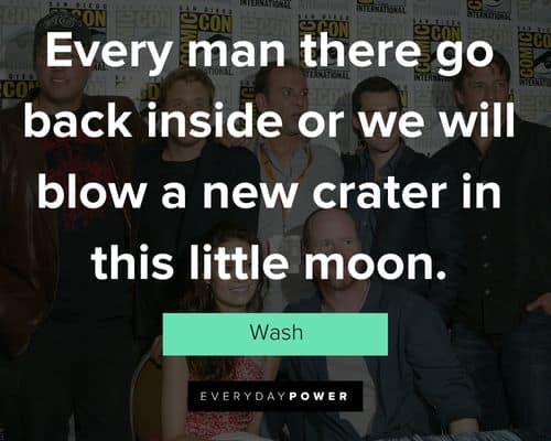 Favorite Firefly quotes from Wash