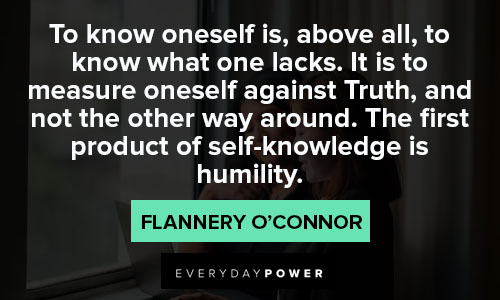 Flannery O’Connor quotes about humility