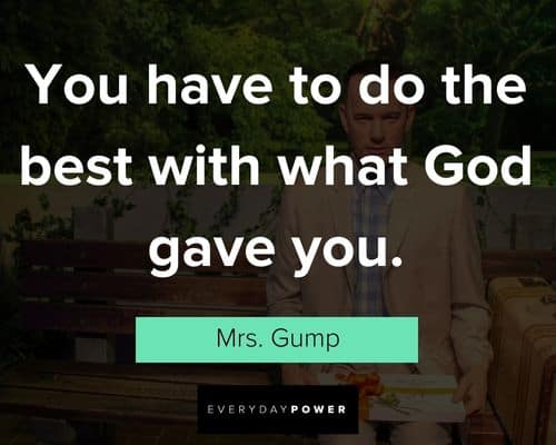 Classic Forrest Gump quotes on life and happiness