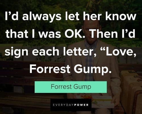 Short Forrest Gump quotes