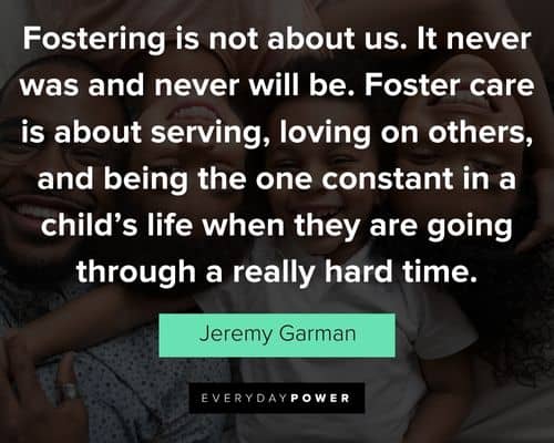 Short foster care quotes