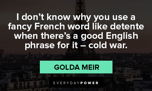 french quotes on cold war