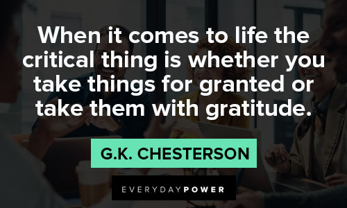 G.K. Chesterton quotes about life