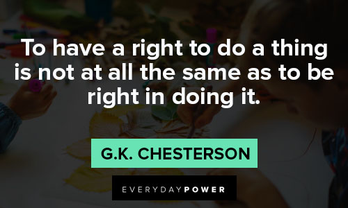 G.K. Chesterton quotes from G.K. Chesterson