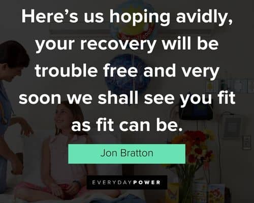Motivational get well soon quotes
