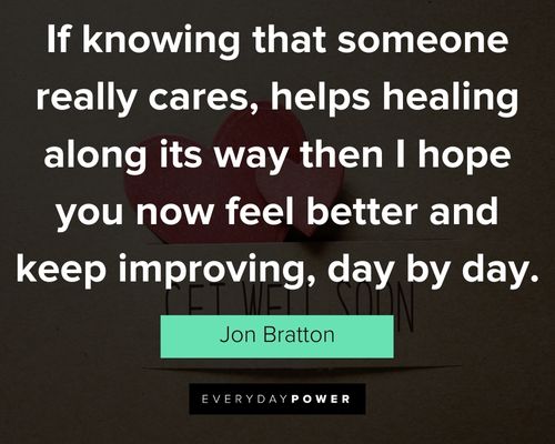 Inspirational get well soon quotes