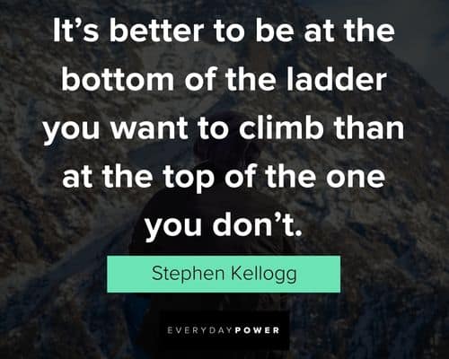 goals quotes for ladder