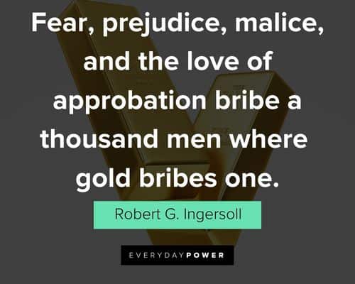 Positive gold quotes