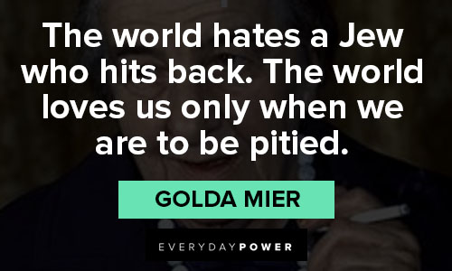 Motivational Golda Meir quotes