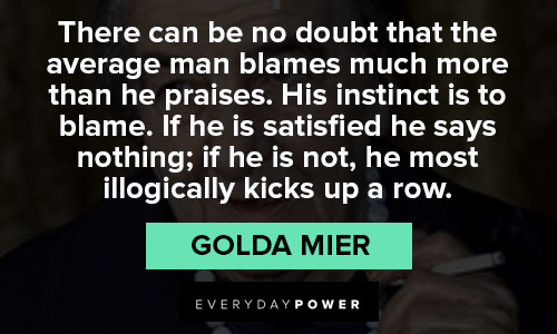 Wise and inspirational Golda Meir quotes