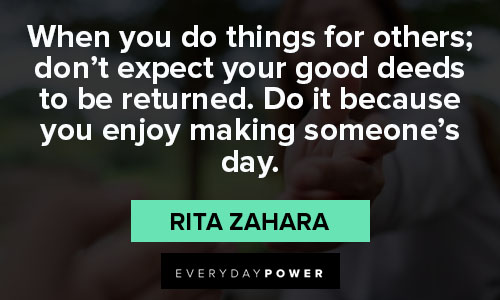 good deeds quotes about enjoy