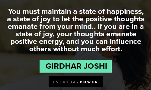 good energy quotes from Girdhar Joshi