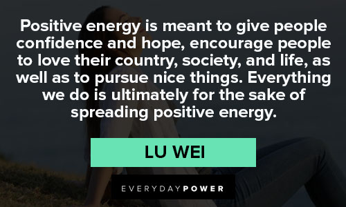 good energy quotes about society
