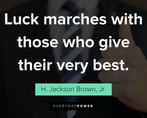 Short good luck quotes