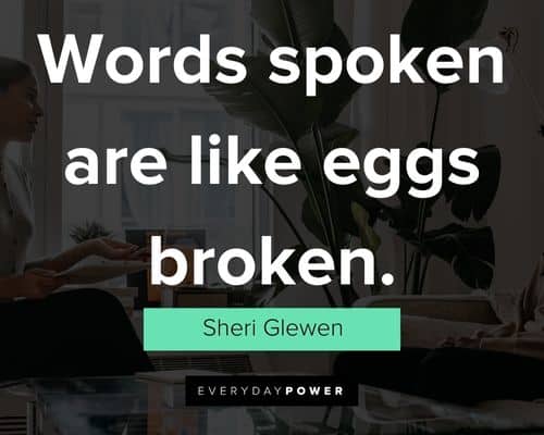 gossip quotes about words spoken are like eggs broken