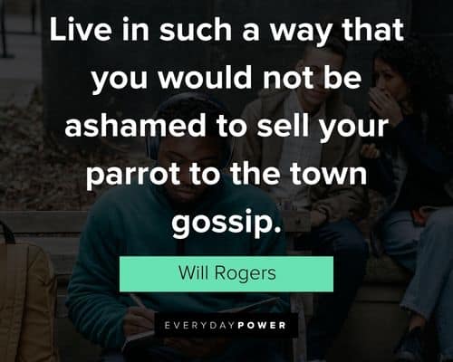 Witty gossip quotes 