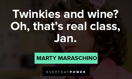 Famous Grease movie quotes from Marty Maraschino