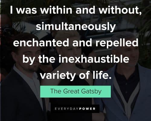 Random Great Gatsby quotes