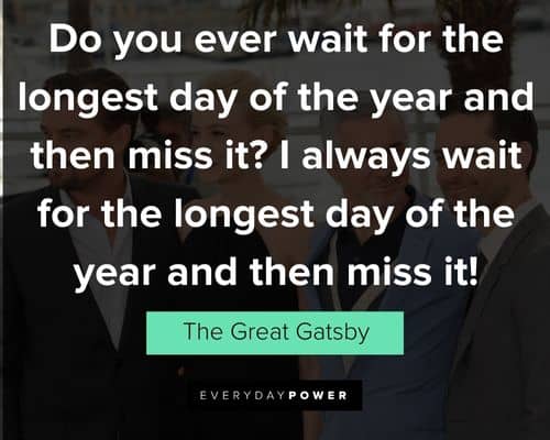 Appreciation Great Gatsby quotes
