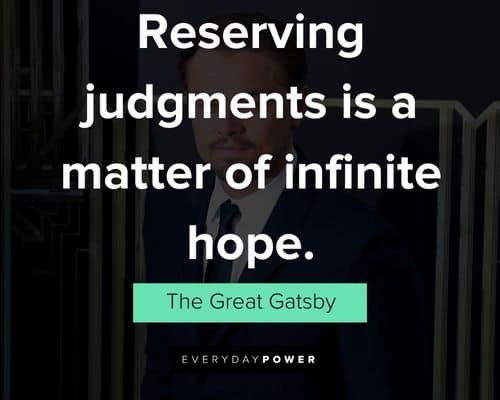 Short Great Gatsby quotes