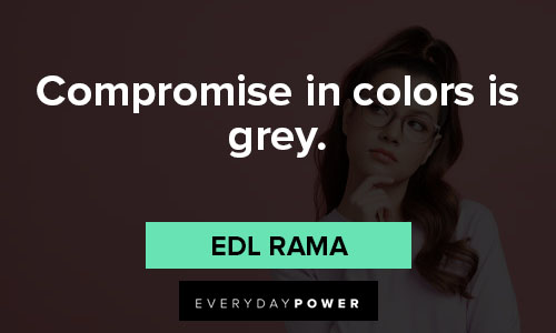 grey quotes on compromise in colors is grey