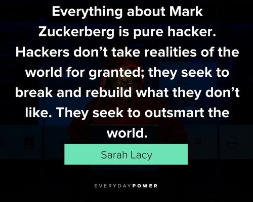 hacker quotes about Mark Zuckerberg