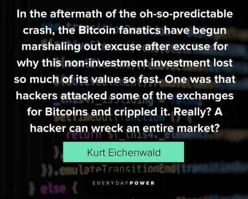 hacker quotes from Kurt Eichenwald