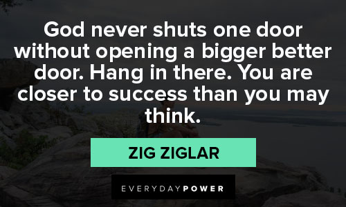 hang in there quotes about success