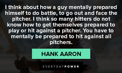 Hank Aaron quotes and saying