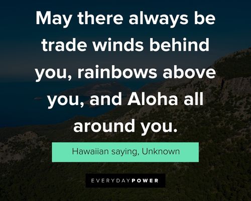 Popular Hawaiian quotes and sayings for Instagram