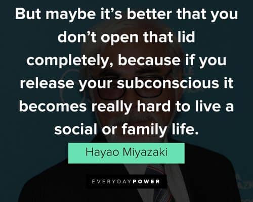 Epic hayao miyazaki quotes