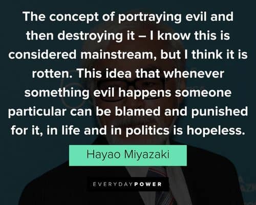 special hayao miyazaki quotes