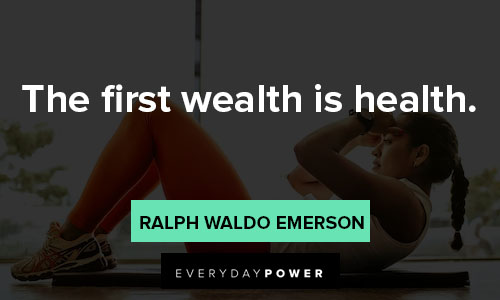 health is wealth quotes on the first wealth is health