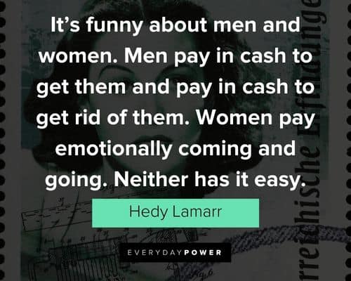 Random Hedy Lamarr quotes