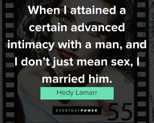 Epic Hedy Lamarr quotes