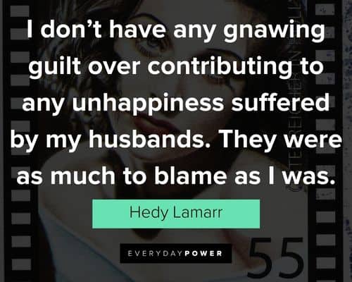 Inspirational Hedy Lamarr quotes