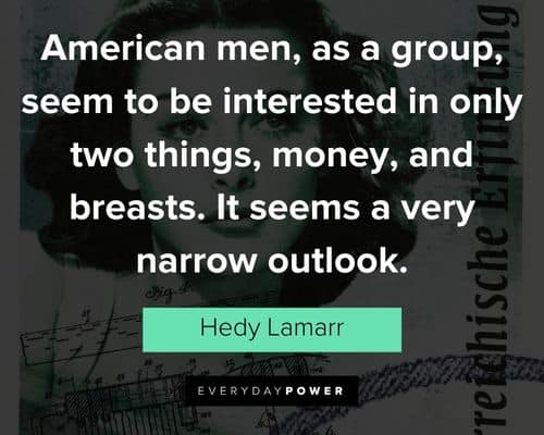 Best Hedy Lamarr quotes
