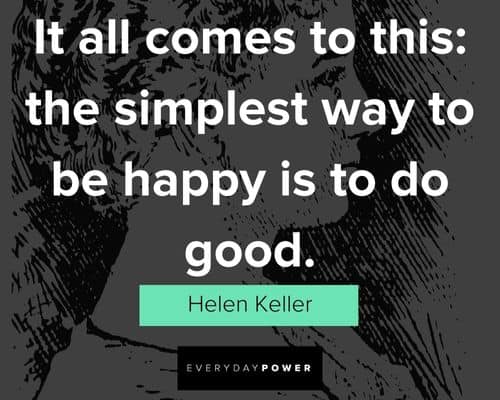 helen keller quotes about being happy