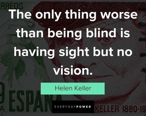 helen keller quotes about vision