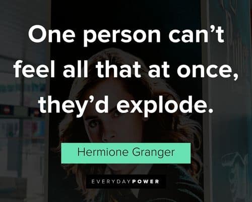 Inspirational Hermione Granger quotes and lines