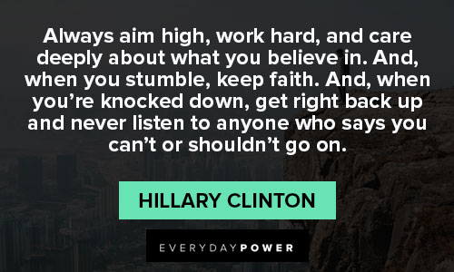 Cool Hillary Clinton quotes